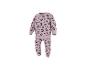 Rosa Kinderpyjama mit Leopardenmuster und Herzen