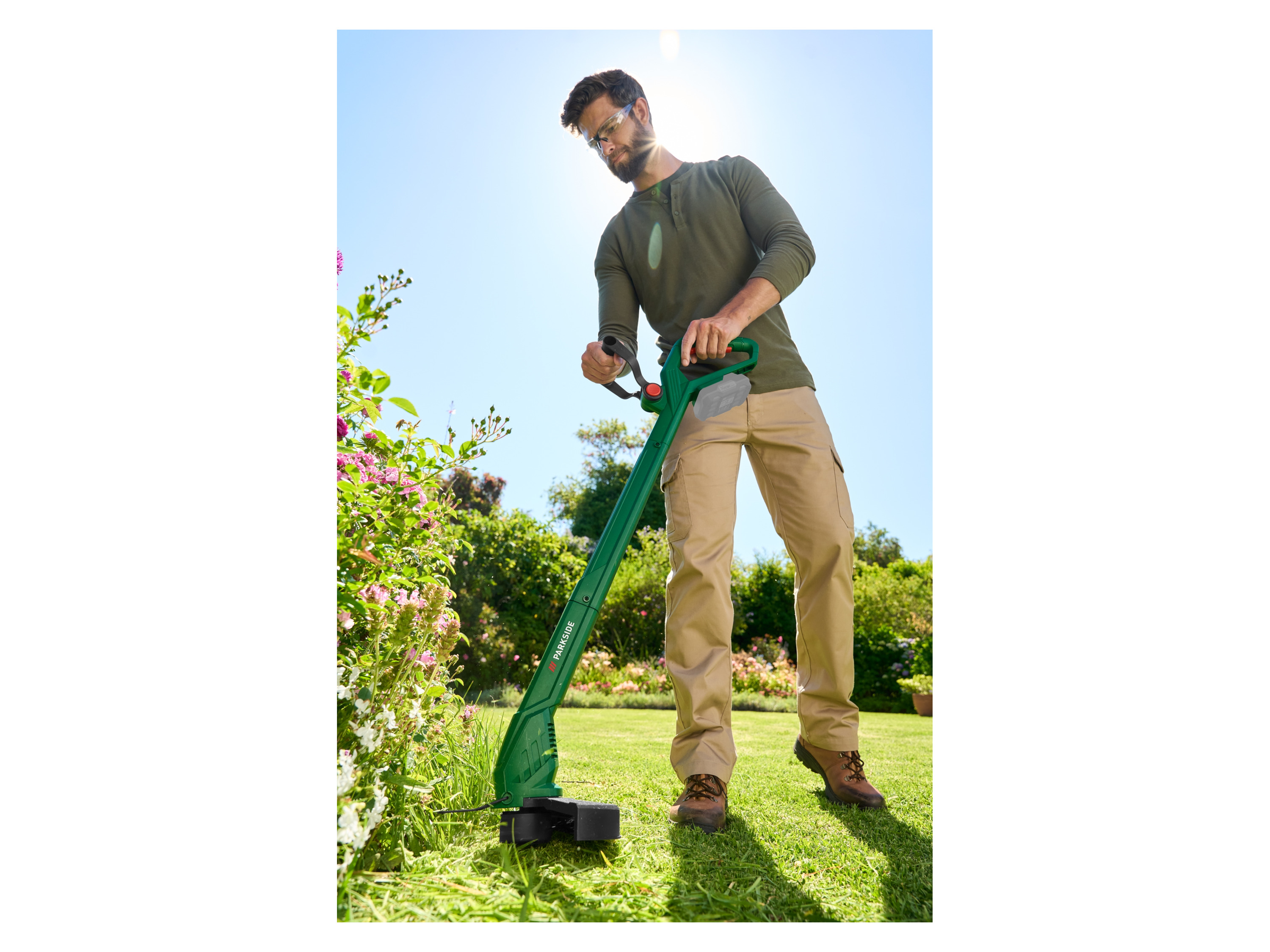 Thumbnail - PARKSIDE® 20 V Akku-Rasentrimmer »PART 20-Li A1«, ohne Akku und Ladegerät