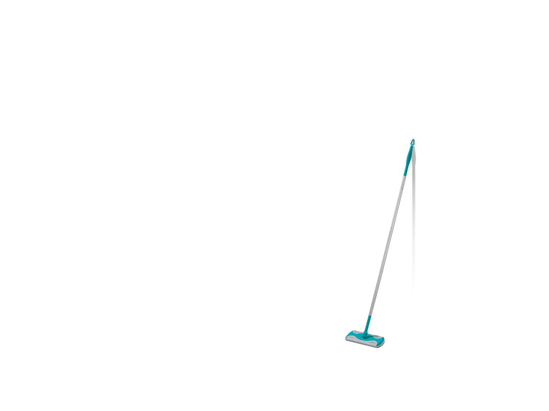 Ein blauer Vileda-Wischmopp mit Teleskopstiel.