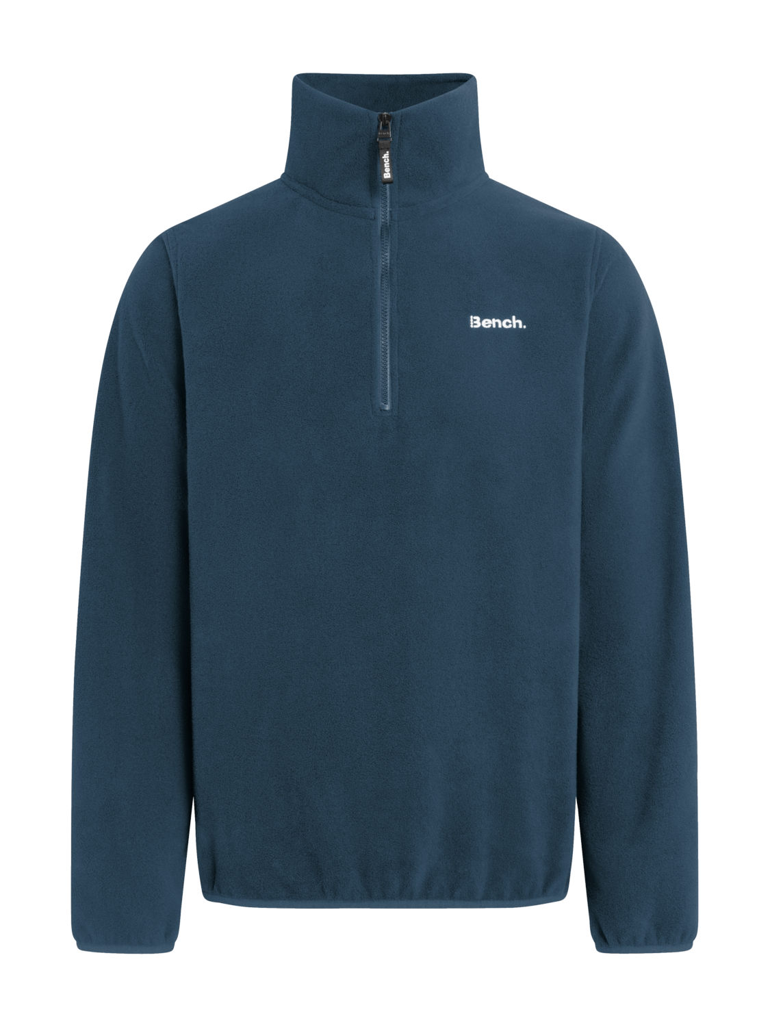 BENCH Herren Pullover mit Reißverschluss (Navy, XXL)