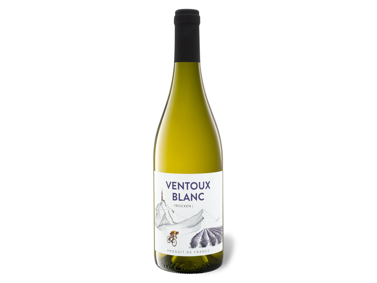Gehe zu Vollbildansicht: Ventoux Blanc AOP Rhône trocken, Weißwein 2022 - Bild 1