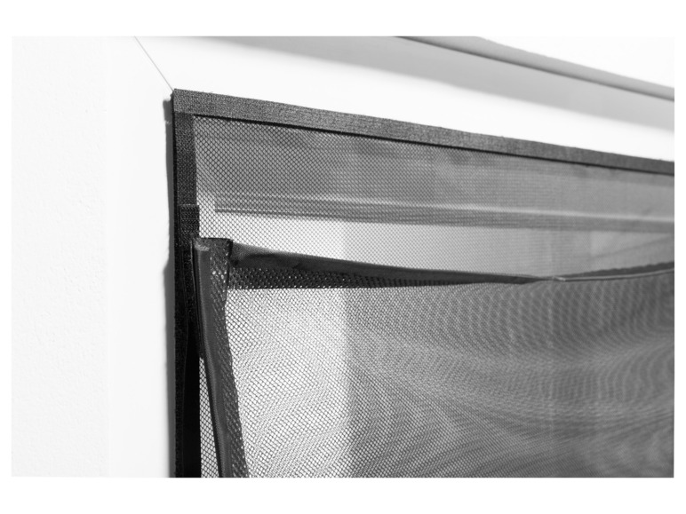 Gehe zu Vollbildansicht: LIVARNO home Insektenschutz-Fenstervorhang mit Magnetverschluss, 130 x 150 cm - Bild 5