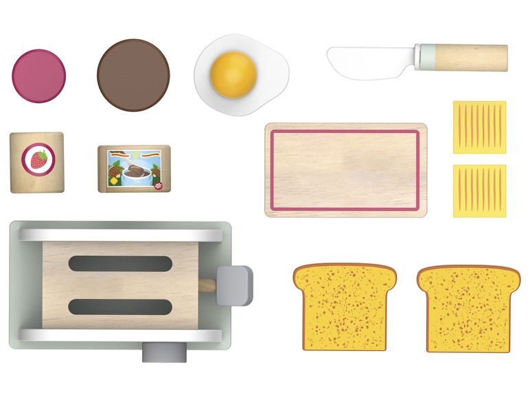 Gehe zu Vollbildansicht: Playtive Küchenzubehör-Set, aus stabilem Echtholz - Bild 12