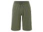 Khaki Shorts aus Baumwolle, lässiger Stil.