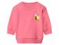 Rosa Baby-Sweatshirt mit Bienenmotiv
