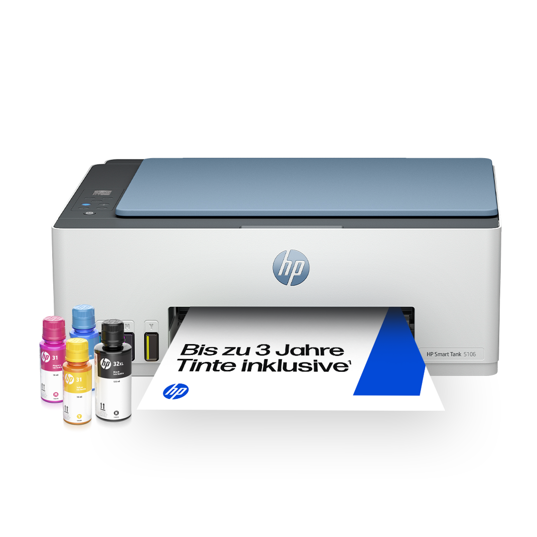 HP Drucker »Smart Tank 5106«, mit intelligenten Tasten