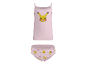 LUPILU® Kinder-Unterwäsche-Set 'Pokémon' mit rosa Unterhemd und passendem Slip.