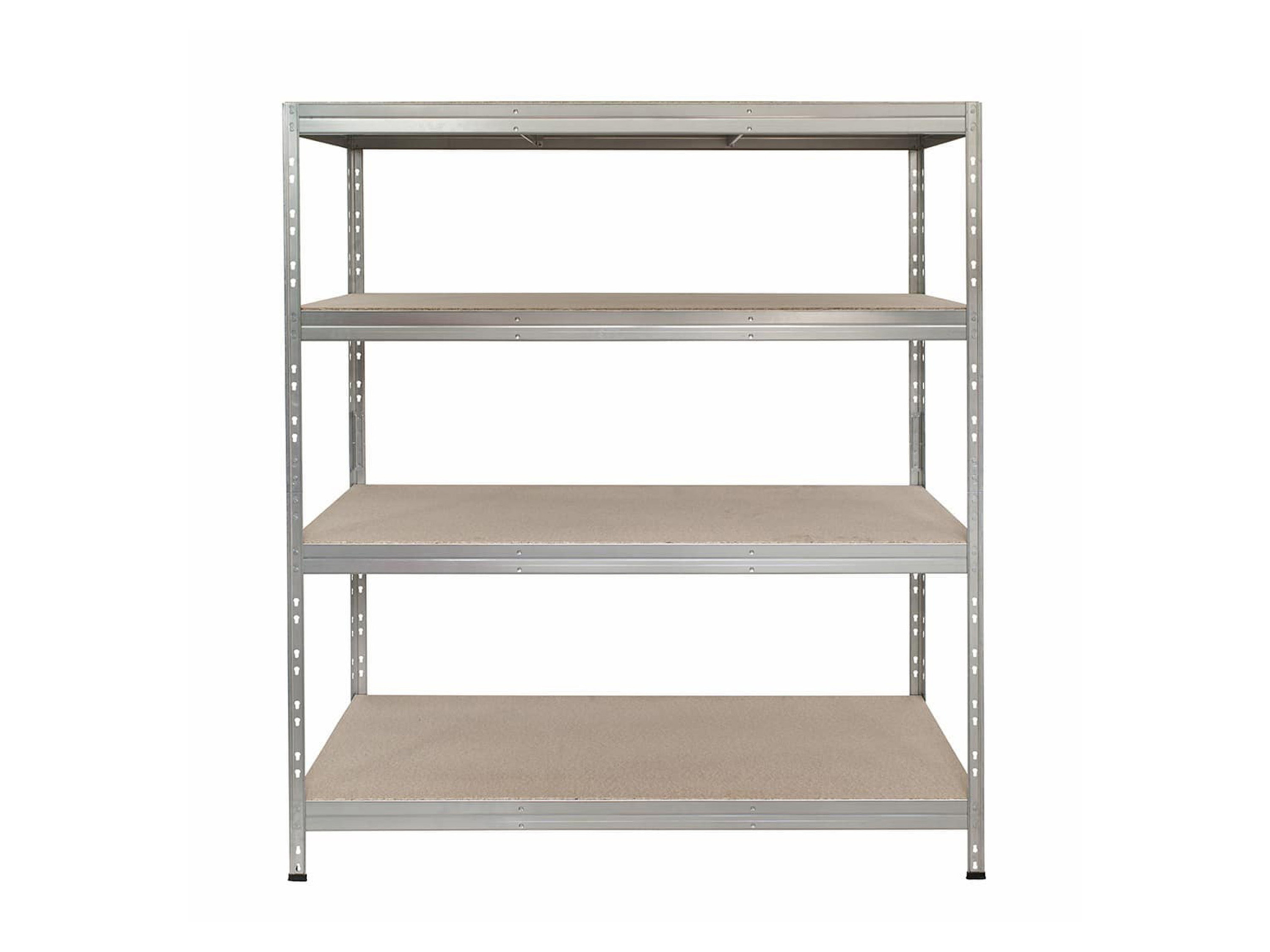 Thumbnail - AR SHELVING Schwerlastregal RIVET 4 Böden (180x150x60 cm, Verzinkt)