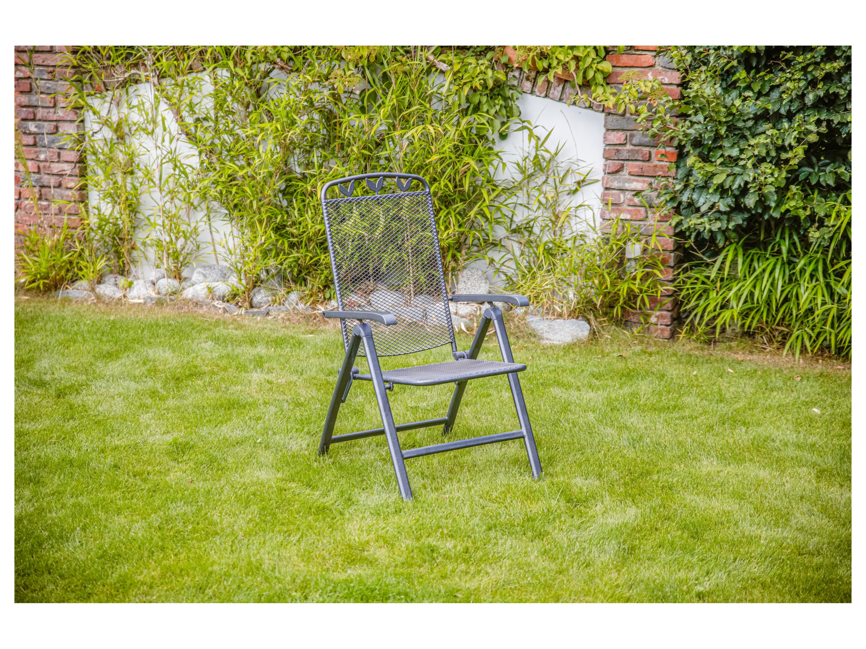 Thumbnail - Greemotion Gartentischgruppe Toulouse (Tisch + 4 Klappstühle, 140 x 74 x 90 cm)