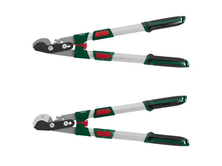 Parkside Astscheren in zwei Varianten, grün-grau