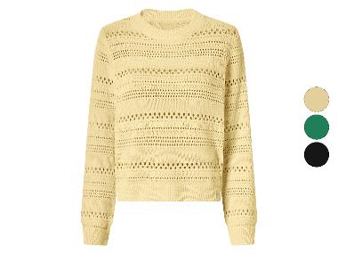 esmara® Damen Lochstrickpullover