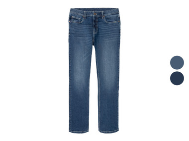 LIVERGY Herren Jeans, Straight Fit, mit hohem Baumwollanteil