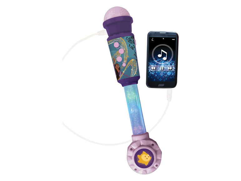 Gehe zu Vollbildansicht: LEXIBOOK Disney Wish Mikrofon, mit Licht und Soundeffekten - Bild 1
