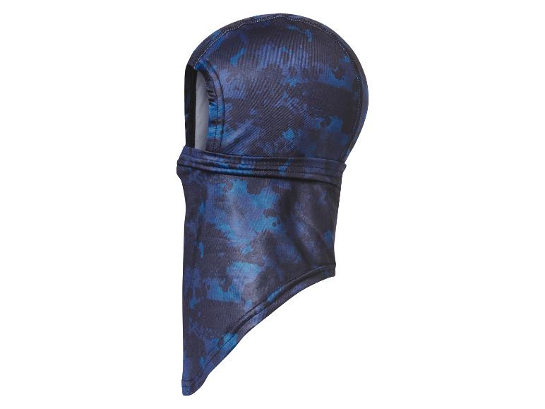 Blaue Sturmhaube mit Tarnmuster