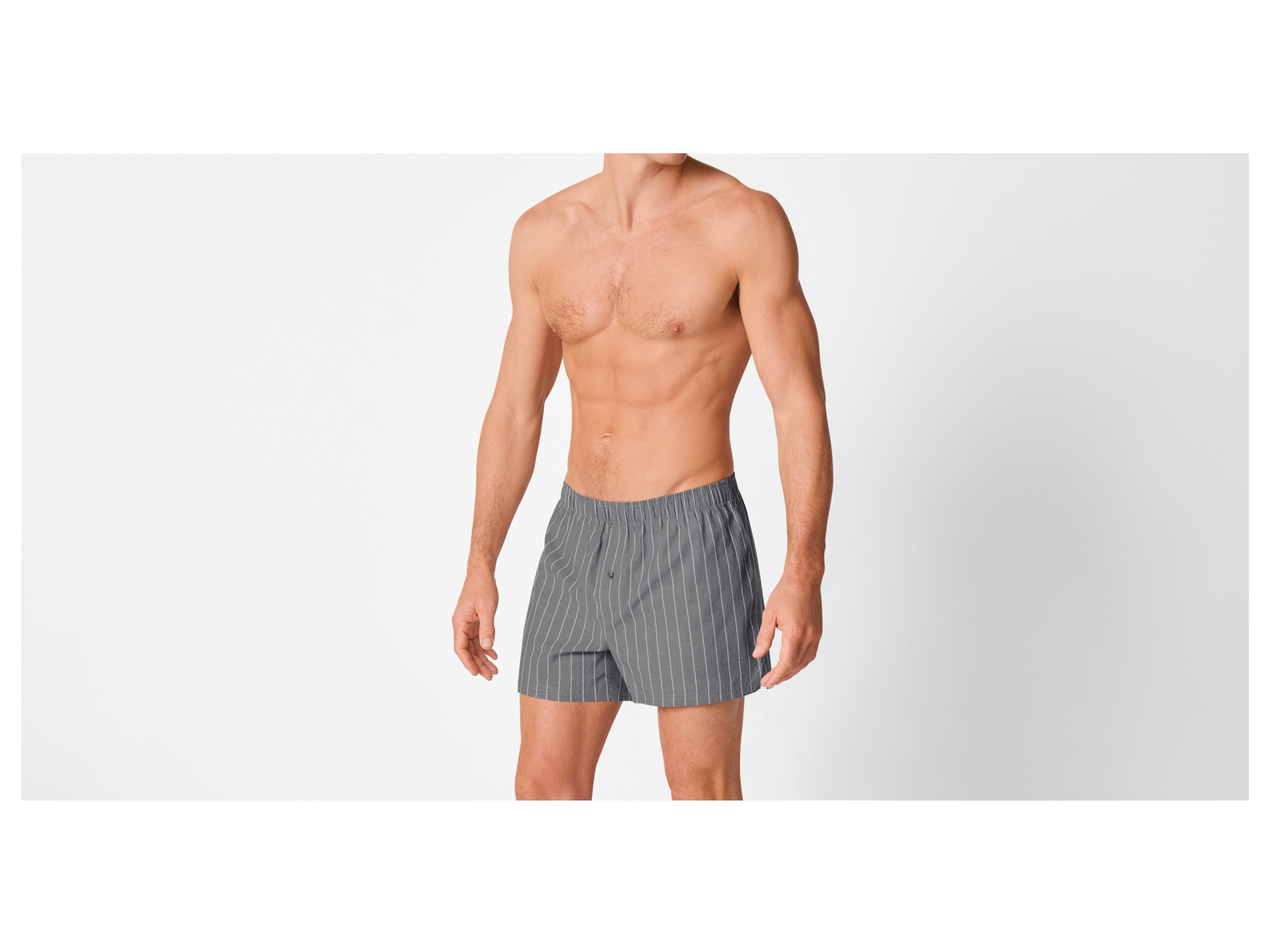 Thumbnail - esmara Men Herren Webboxer, 5 Stück (Grau/Grün, 7/XL)