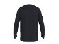 Schwarzes Langarmshirt für Herren, Rückansicht
