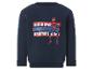 Dunkelblaues Kinder-Sweatshirt mit Spider-Man-Aufdruck und Marvel-Schriftzug.