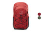 Ein roter Nordisk Rucksack mit Kordelzug.