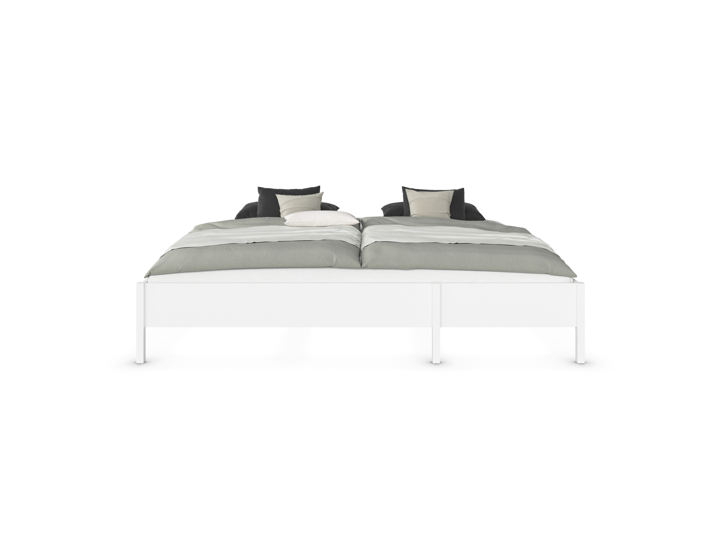 RAUCH ORANGE Mare Bett (Liegefläche240cm umbaubau160cm, Weiß, Breite 248 cm / Höhe 44 cm) – Bild 4 von 4