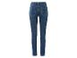 Eine blaue Damen-Skinny Jeans.