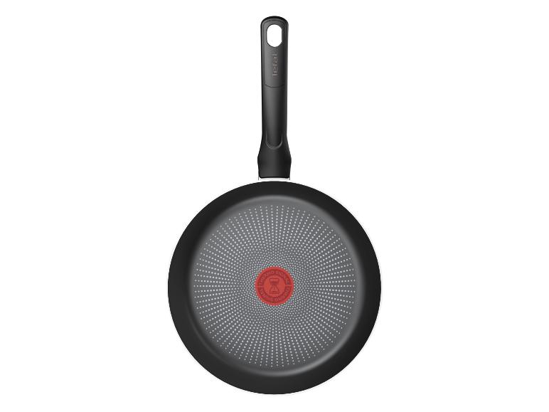 Tefal Bratpfanne mit schwarzem Griff und grauer Antihaft-Kochfläche