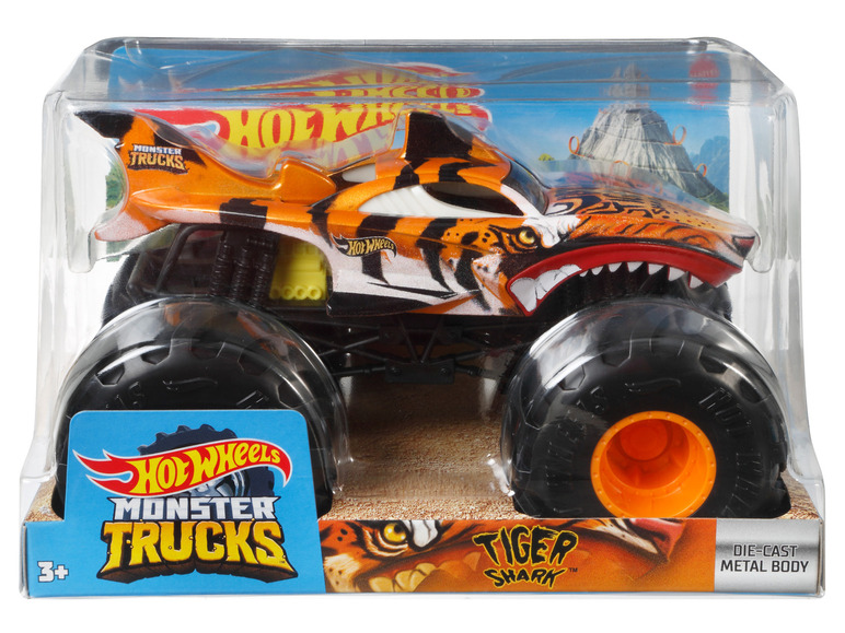 Gehe zu Vollbildansicht: Hot Wheels Die-Cast Monster Truck »Tiger Shark«, 1:24 - Bild 6