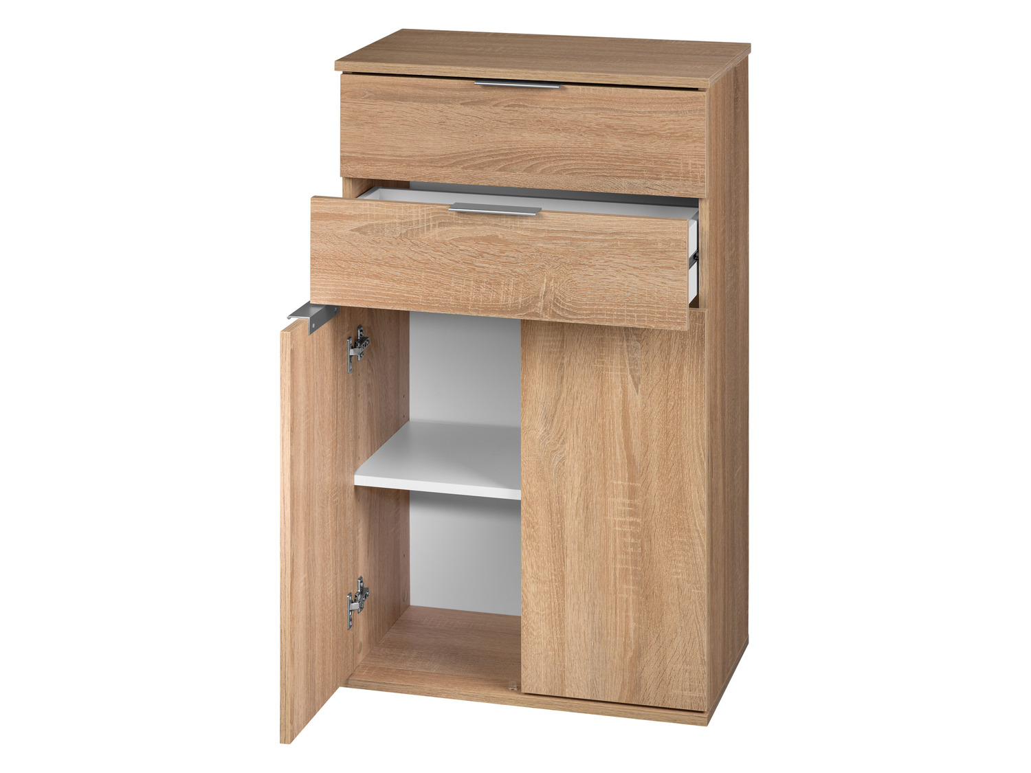 Apothekerschrank Mit 4 Schubladen - Stauraum Wunder In Sonoma-Eiche 30x41x145cm