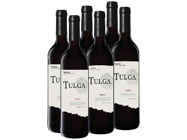 6 x 0,75-l-Flasche Weinpaket Tulga Joven Toro DO trocken, Rotwein