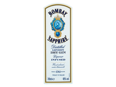 BOMBAY Sapphire London Dry Gin 40% Vol