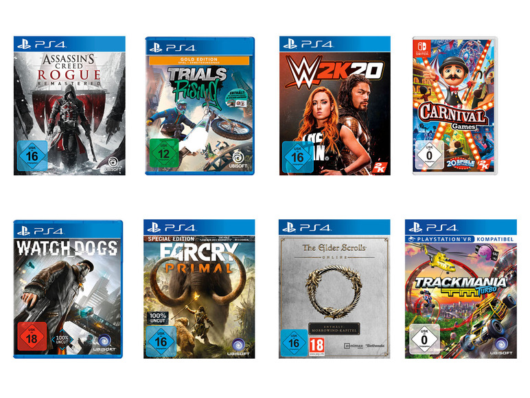 Spiele für PS4 und Switch online kaufen  LIDL