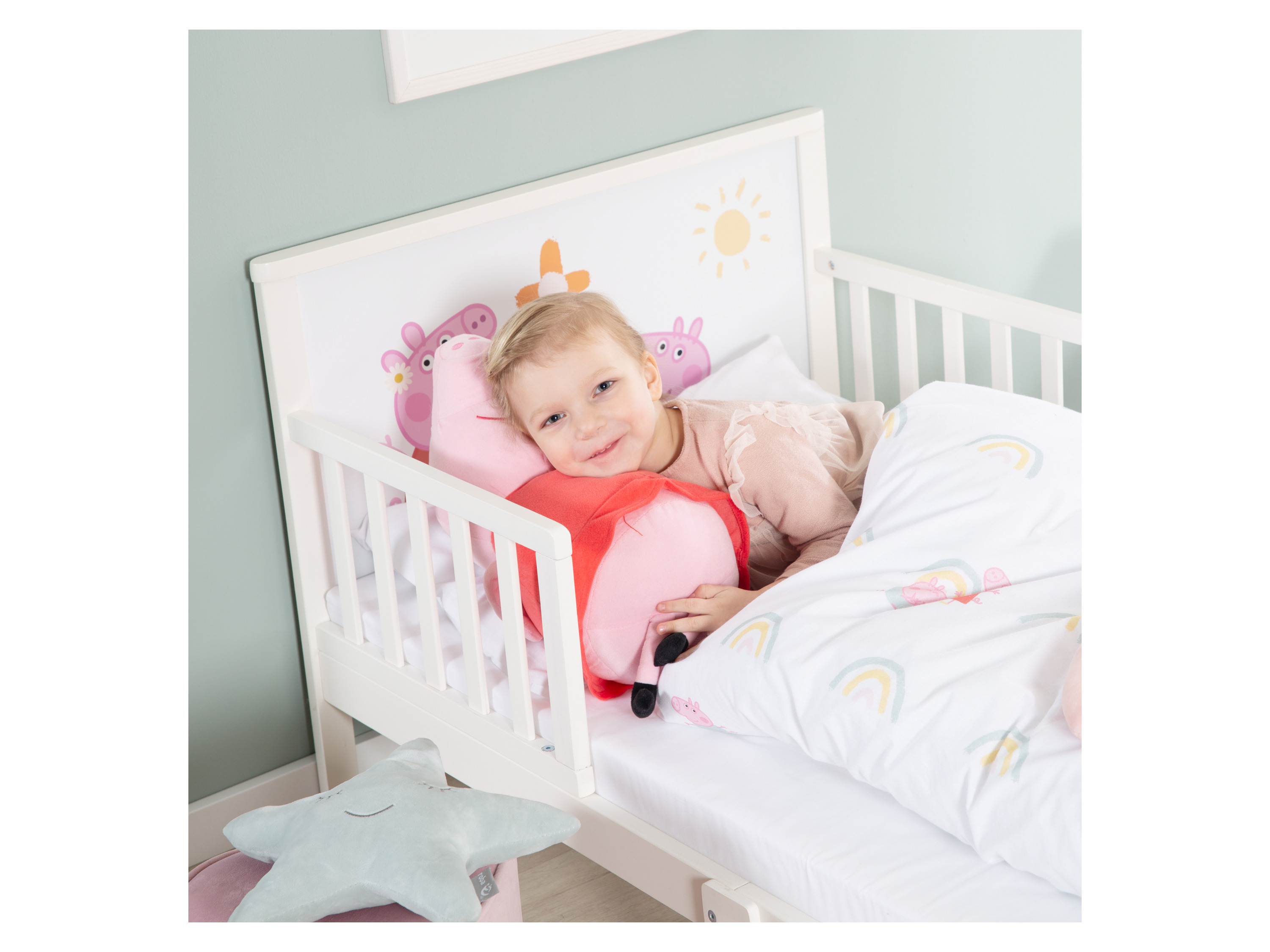 Thumbnail - roba Themen-Komplettbett »Paw Patrol / Peppa Pig«, 70x140 cm (Peppa Pig)""