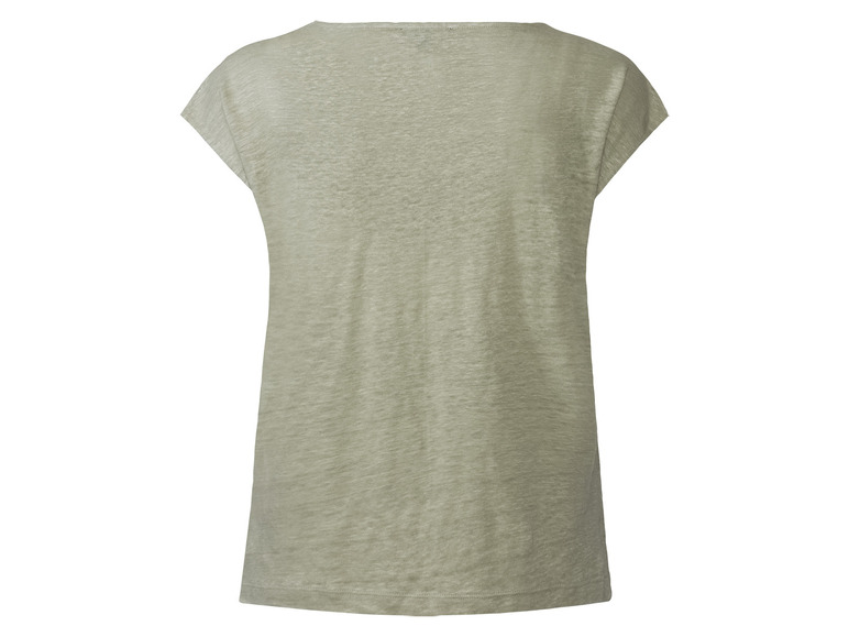 Gehe zu Vollbildansicht: esmara® Damen Leinenshirt mit V-Ausschnitt - Bild 6