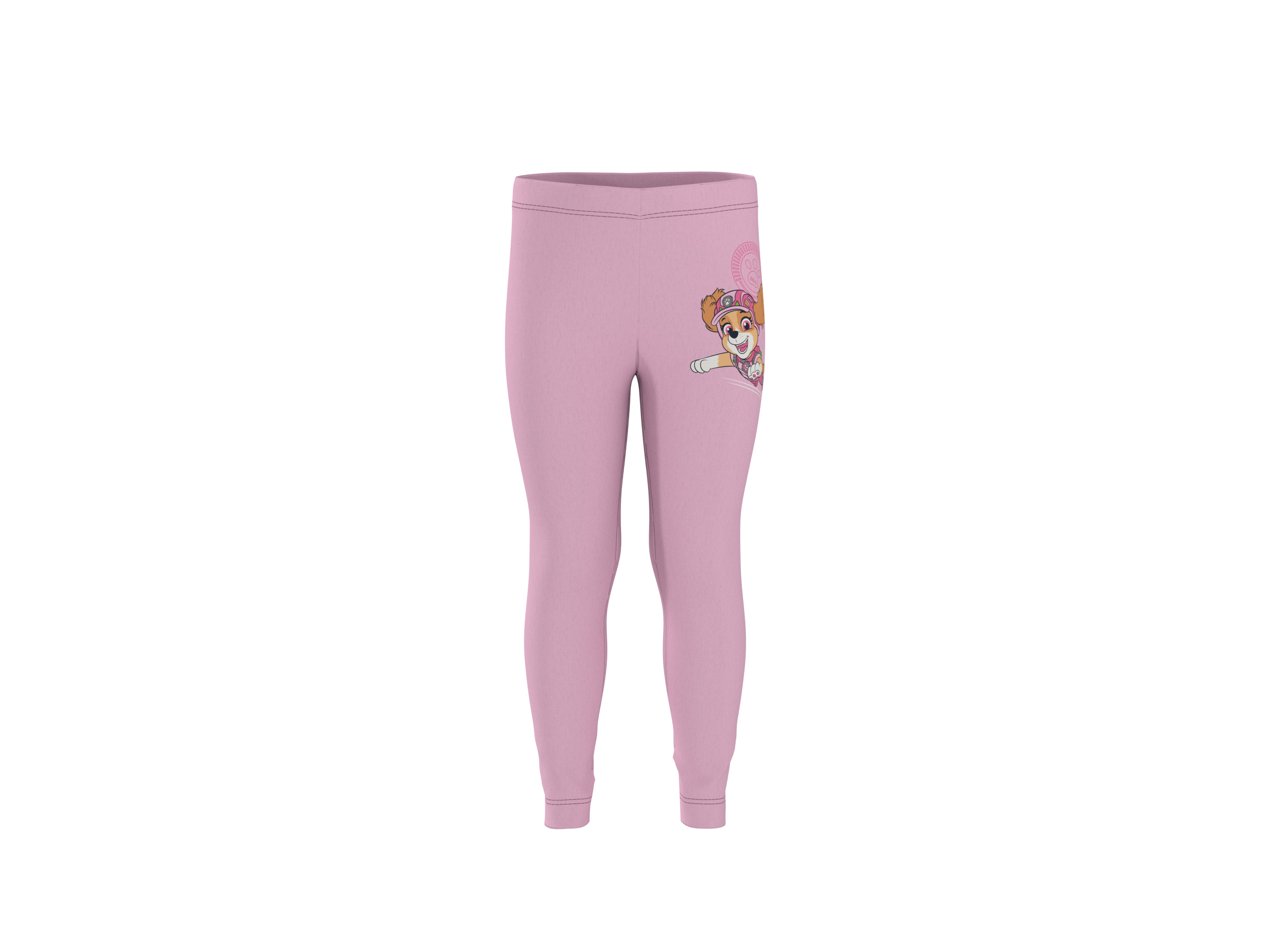 LUPILU® Kleinkinder Leggings, 2 Stück (rosa/weiß, 122/128) – Bild 2 von 4