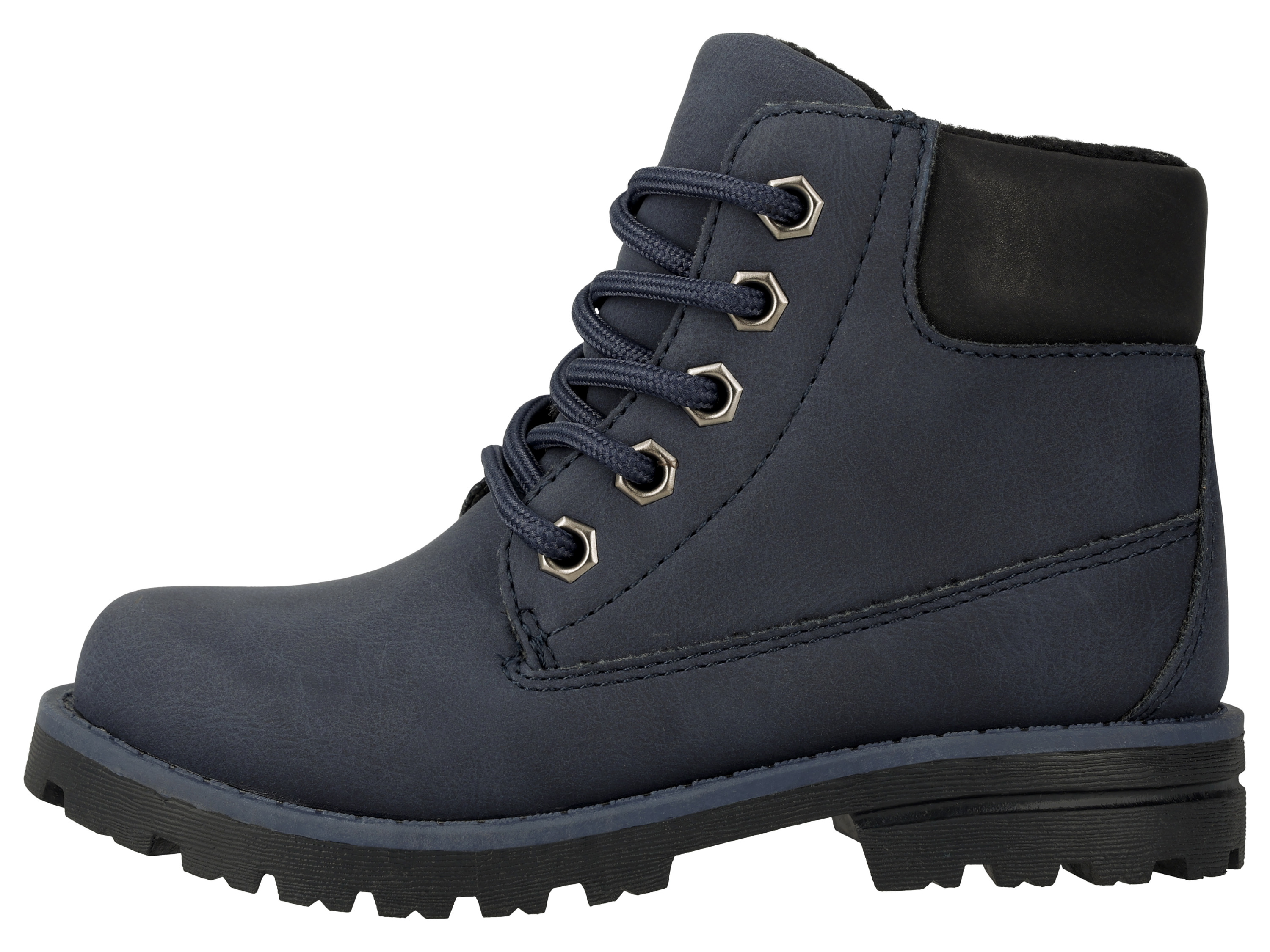 LUPILU® Kleinkinder Jungen Stiefel mit Warmfutter (Navy, 25) – Bild 2 von 3