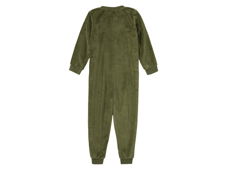 Ein grüner Fleece-Overall