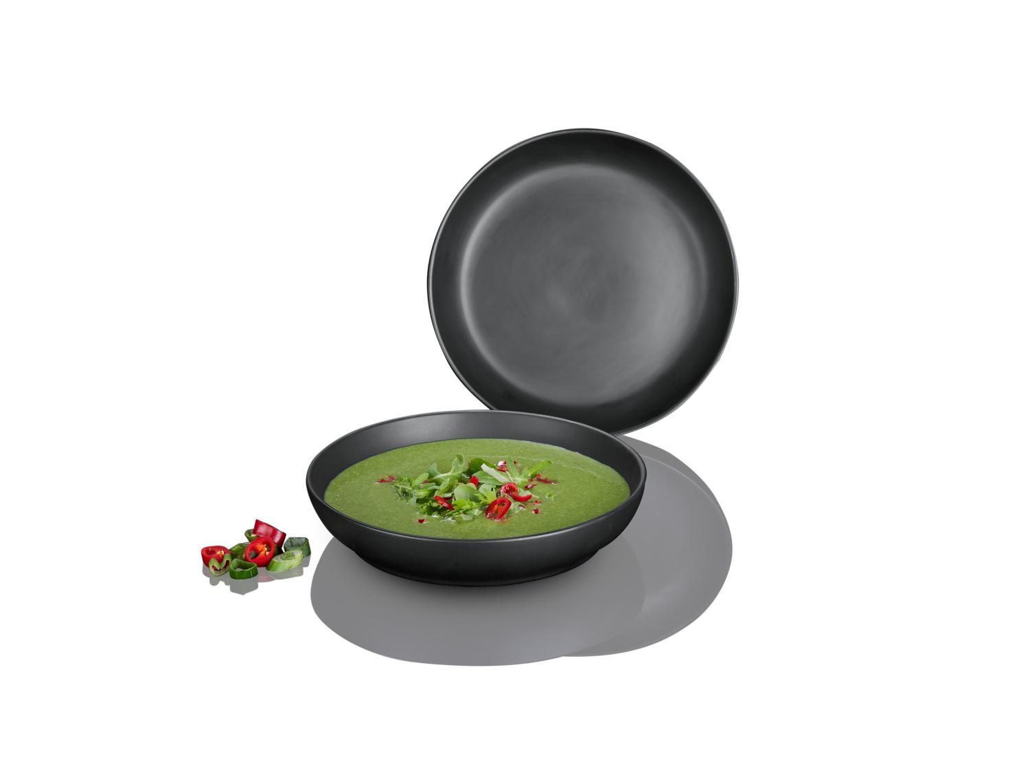 WACA 1928 Speisenteller Rot - 235mm Kunststoffteller Bruchsicher & Spülmaschinengeeignet