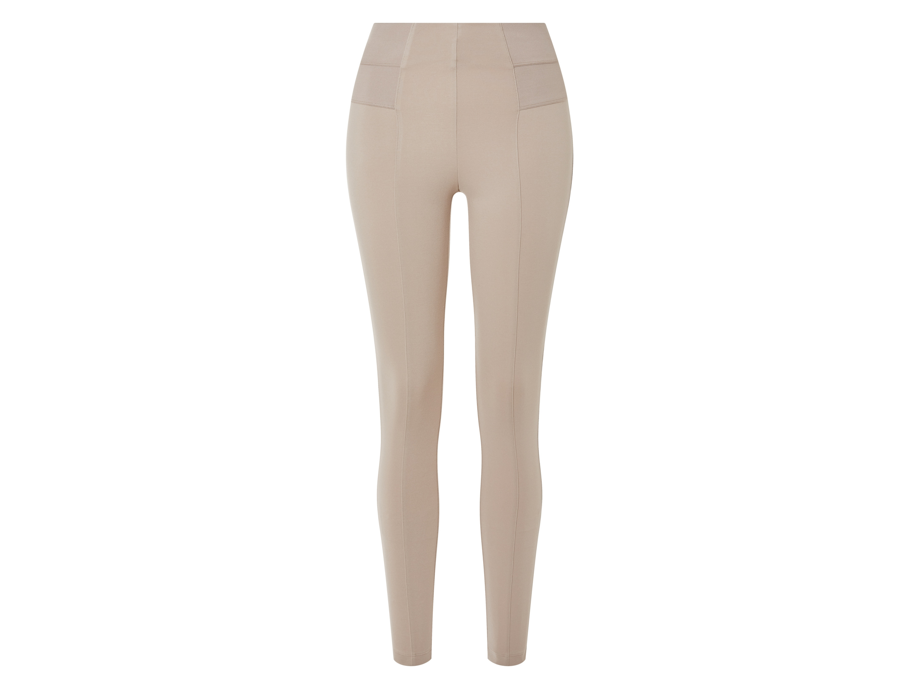 esmara® Damen Jeggings (Beige, L(44/46))““ | schwarz Muster: – Detail: Shapefunktion, besonders weich und anschmiegsam, schmal geschnitten Leibhöhe: hoch Material: Viskose Lenzing™ Ecovero Polyamid, 5 % Elasthan Lycra® Pflegehinweis: waschen bei max. 30 °C Pflegeleicht nicht bleichen nicht im Wäschetrockner trocknen bügeln bis 110 °C Stufe 1. Kein Bügeln mit Dampf nicht trockenreinigen Größe: XS 32/34 – XL 48/50 Meine Lidl-Größe – so einfach gehts Deine Größe findest du in der Lidl-Größentabelle . Oeko-Tex® Standard 100 Geprüft auf Schadstoffe Zertifizierungsnummer: 14.Hbd.42498 Hohenstein Htti Standard 100 by Oeko-Tex® ist die weltweit bekannteste, unabhängige Zertifizierung schadstoffgeprüfter Textil- und Lederprodukte aller Art – vom Garn und den Stoffen bis hin zum gebrauchsfertigen Artikel. Das Label bestätigt