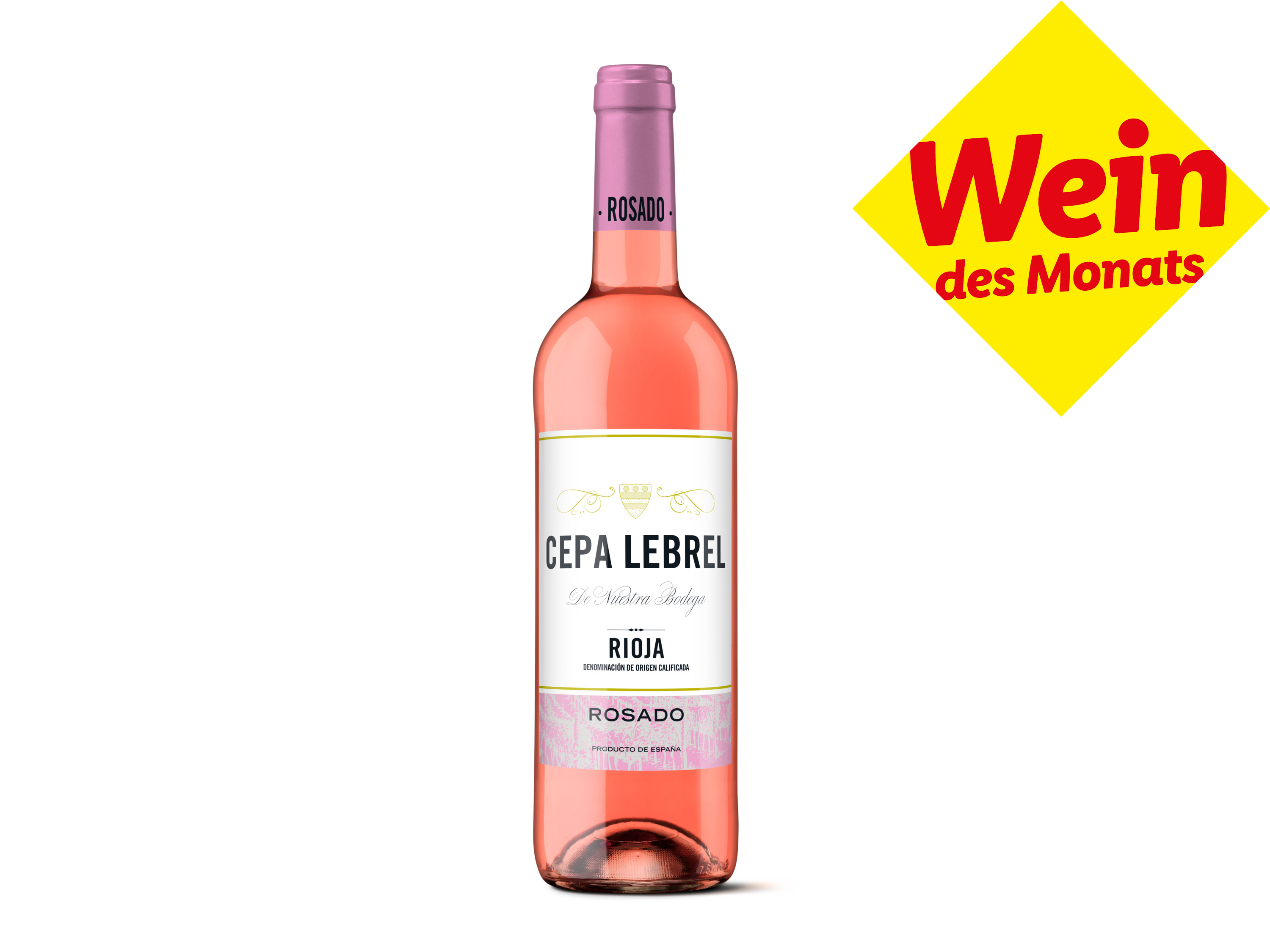 Lidl Wein-Angebot - Cepa Lebrel Rioja DOCa trocken vegan, Roséwein 2024