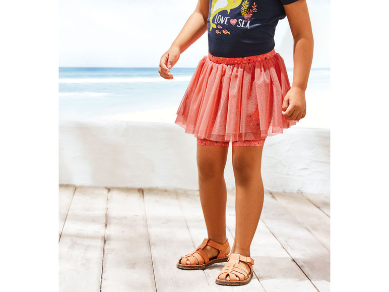 Gehe zu Vollbildansicht: lupilu Kleinkinder Mädchen Tüllrock mit Radlerleggings - Bild 6
