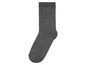 Eine graue Socke für Herren.