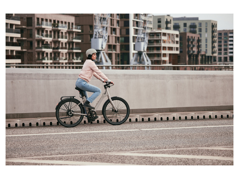 Gehe zu Vollbildansicht: CRIVIT Urban E-Bike Y.2 Cream White - Bild 3