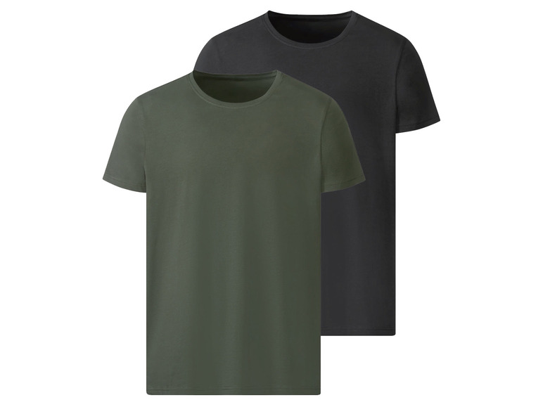 Gehe zu Vollbildansicht: LIVERGY Herren T-Shirts, 2 Stück, aus reiner Baumwolle - Bild 9