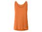 Orangefarbenes Damen-Basic-Tanktop.