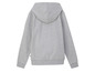 Grauer Hoodie mit langen Ärmeln