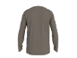 Graues Herren-Langarmshirt, Rückansicht.