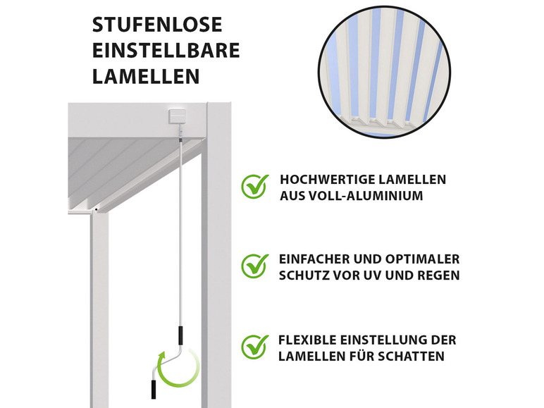 Pavillon »Superior«, aus Aluminium