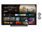 Ein Toshiba Fernseher mit Streaming-Diensten wie Netflix, Amazon Prime Video und Disney+.