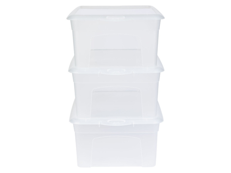Gehe zu Vollbildansicht: LIVARNO home Aufbewahrungsboxen, 3 große / 4 kleine Boxen - Bild 4