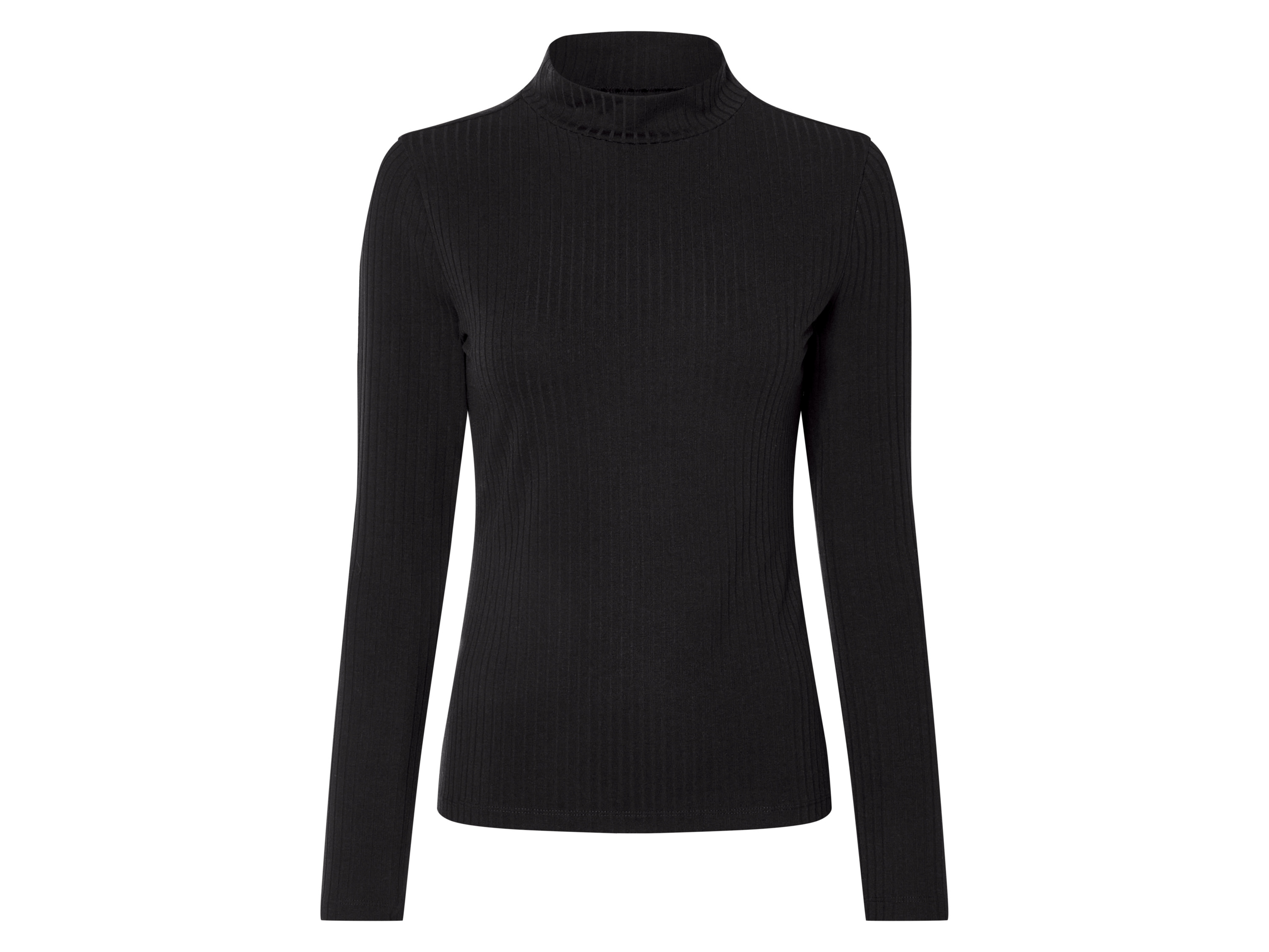 ESMARA® Damen Strickpullover, langarm (Schwarz, M(40/42))