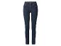 Dunkelblaue High-Waist Skinny Jeans für Damen